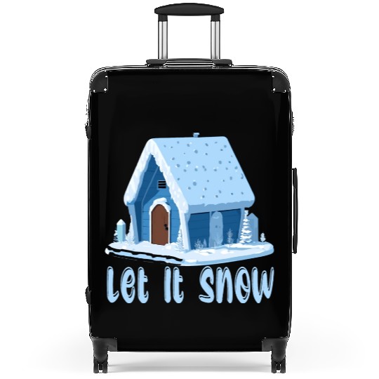 Let It Snow Winter Suitcases