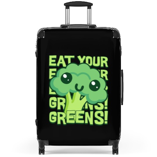 Eat Your Greens! Kawaii Broccoli Suitcases