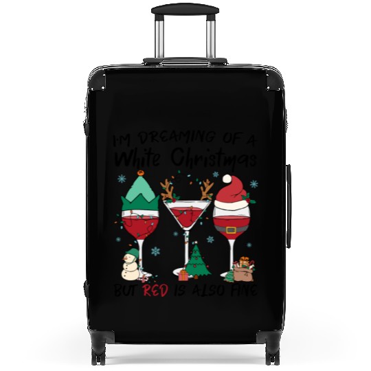 I'm Dreaming Of A White Christmas Suitcases