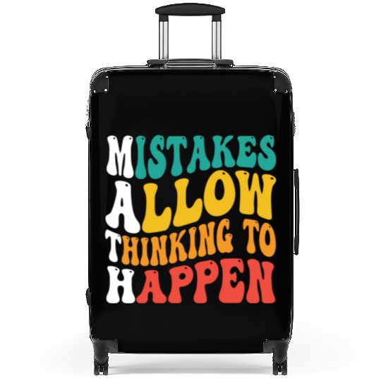 Funny Math Teacher Graphic - Best Math Teacher Suitcases