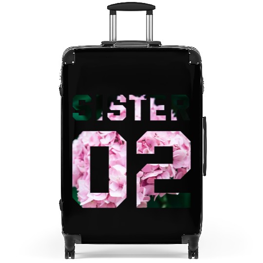 COUPLE FLOWER SISTER 02 Suitcases