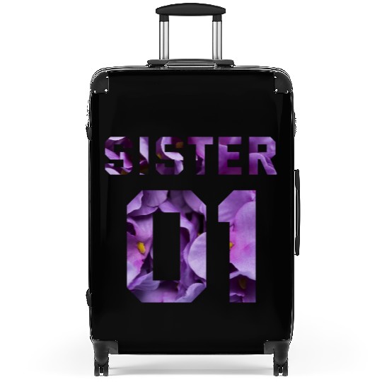 COUPLE FLOWER SISTER 01 Suitcases