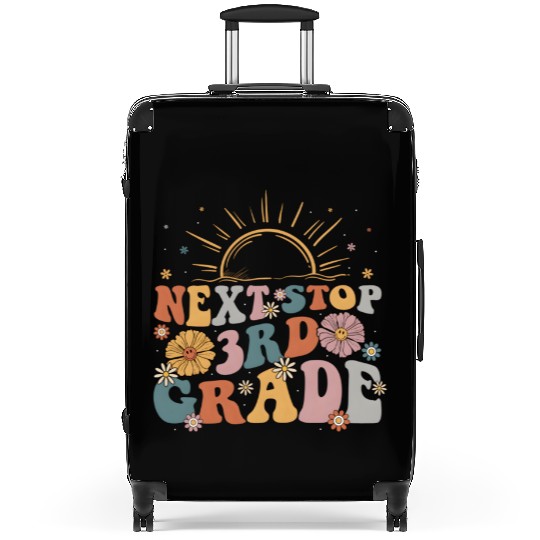 Next Stop 3Rd Grade Graduation To First Grade Back Suitcases