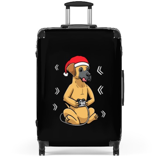 Great Dane Dog German Mastiff Christmas Gaming Suitcases