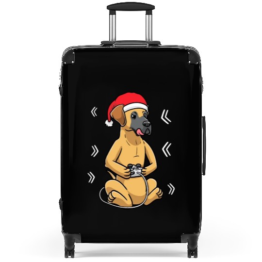 Great Dane Dog German Mastiff Christmas Gaming Suitcases