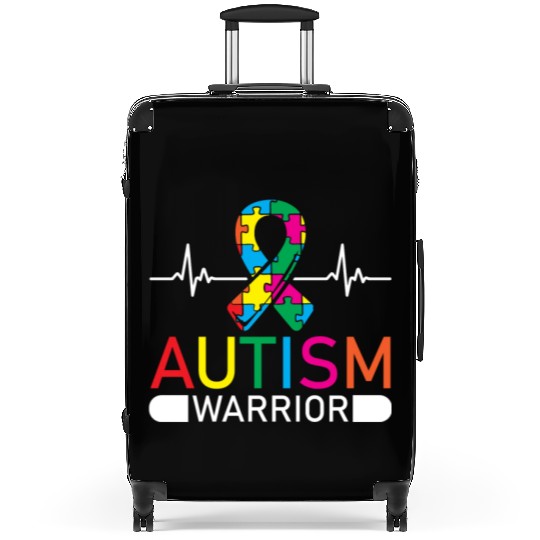 Autism Warrior Autistic Ninja Spectrum Asperger Suitcases