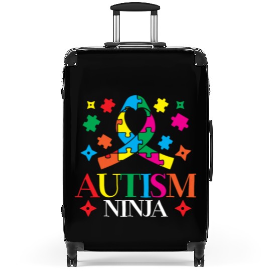 Autism Ninja Asperger Syndrome Spectrum Autistic Suitcases