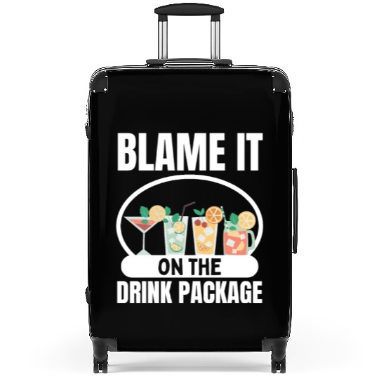 Cruise Ship Blame It On The Drink Package Cruise Suitcases
