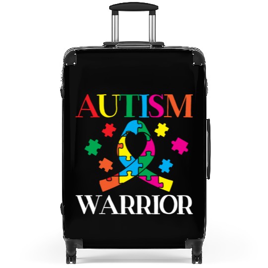 Autism Warrior Autistic Ninja Asperger Syndrome Suitcases