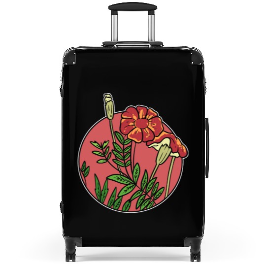 Mexican Marigold Nature Lover Gift Suitcases