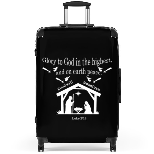 “Glory to God in the highest Suitcases