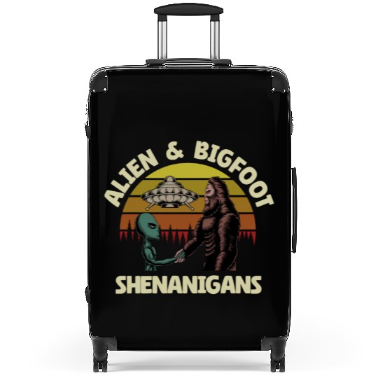 Alien, Aliens, UFO, UAP, Space Unknown Flight Suitcases