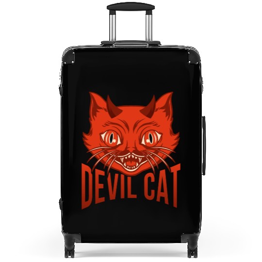 Devil Cat Suitcases