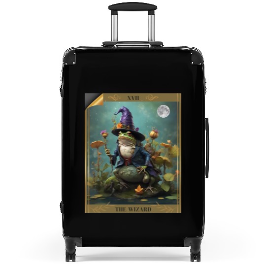 he Wizard Comfort Colors Oversized Suitcases, Frog Ta