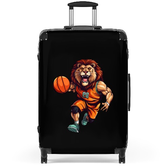 Basketball lion Suitcases