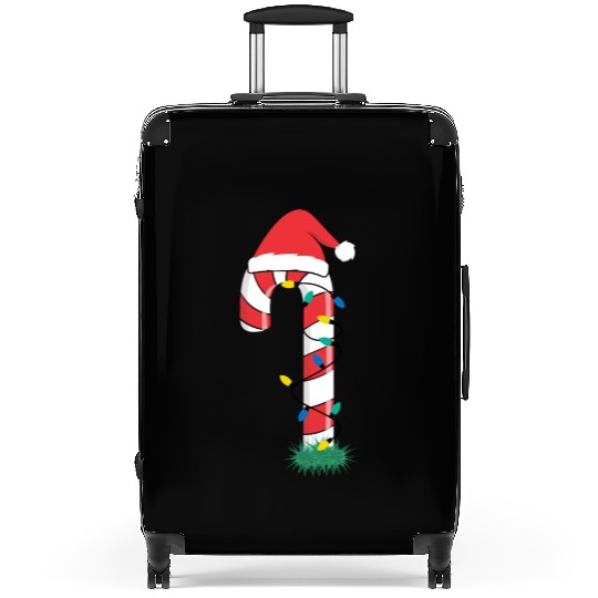 Christmas Candy Cane Santa Xmas Kids Toddler Youth Suitcases