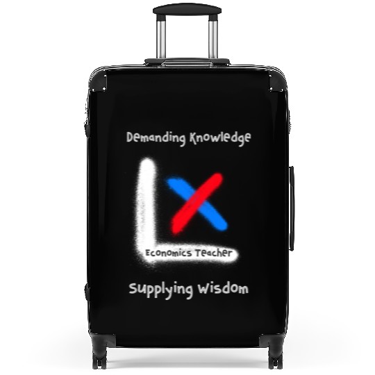 Demand Knowledge, Supply Wisdom Economics Teacher Suitcases