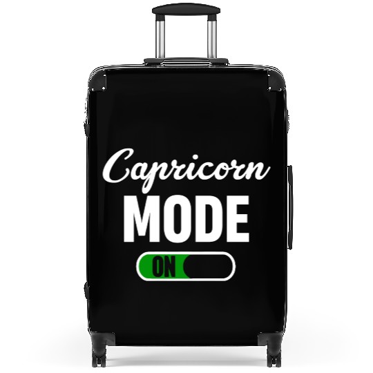 Capricorn Mode On Funny Horoscopes Astrophysics Suitcases