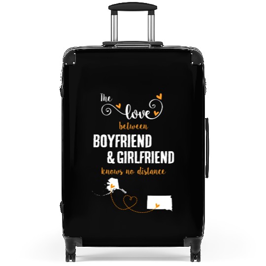 Love Between BF And GF Alaska To South Dakota Gift Suitcases