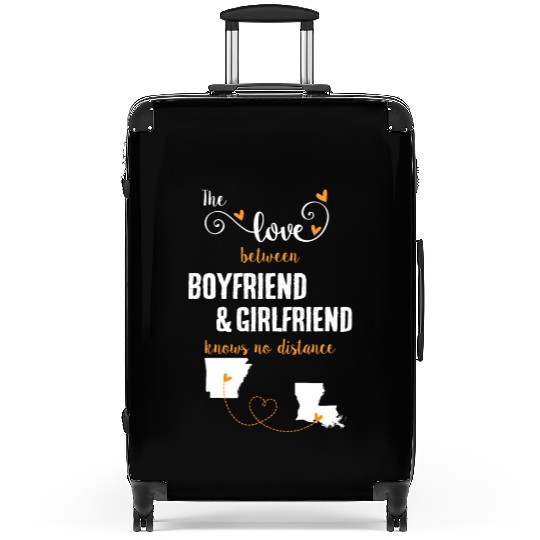 Love Between BF And GF Arkansas To Louisiana Gift Suitcases