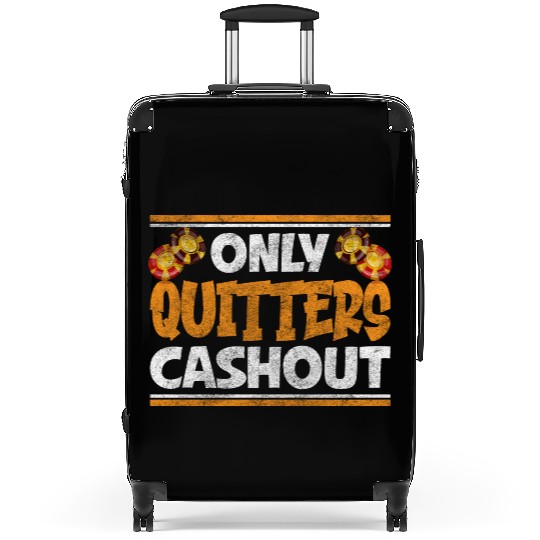 Card Game Casino Poker Face Full House Suitcases