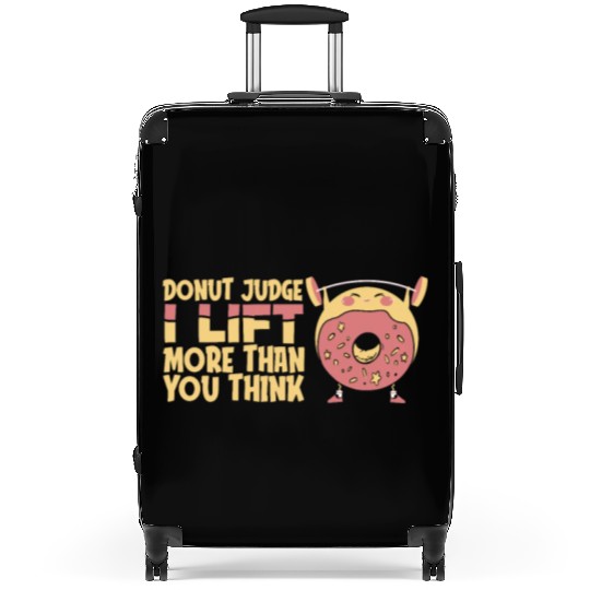 Fitness Donut Funny Donut Gym Suitcases