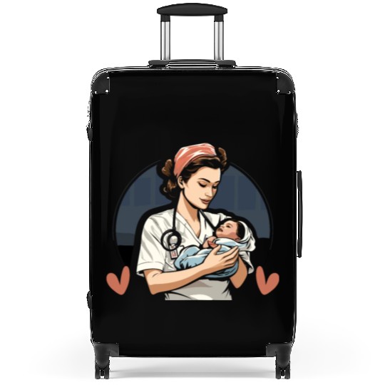 Registered Nurse Medical Medicine Neonatal Nurse Suitcases