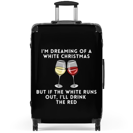 Dreaming of a white christmas - or maybe red Suitcases