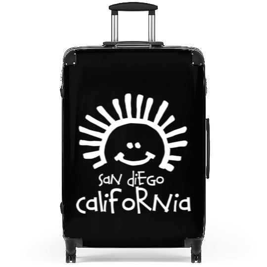San Diego California Sun Souvenirs Gifts Vacation Suitcases