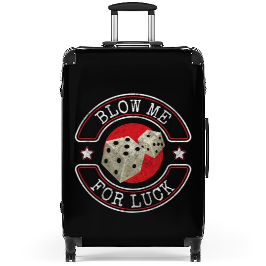 Player Gambling Poker Face Skat Suitcases