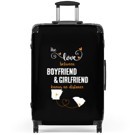 Love Between BF And GF Arkansas To South Carolina Suitcases
