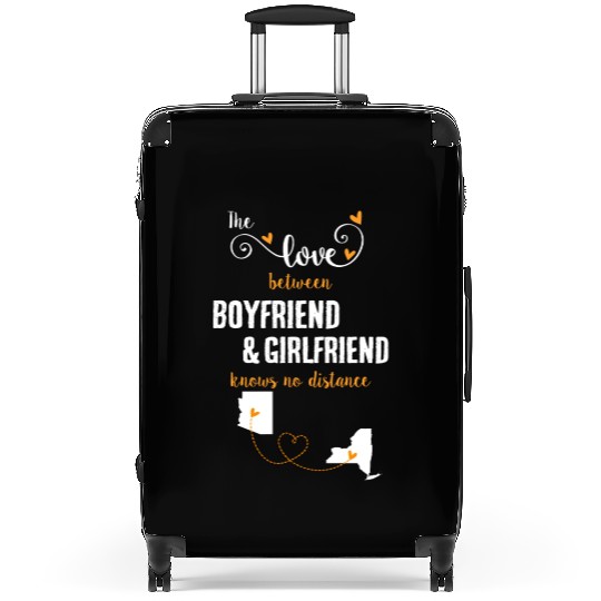 Love Between BF And GF Arizonna To New York Gift Suitcases