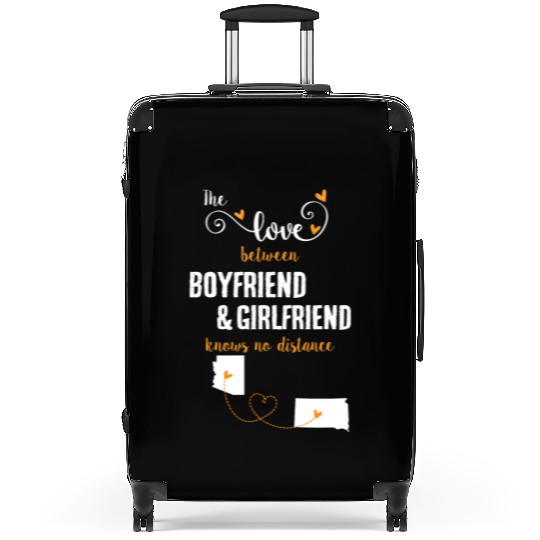 Love Between BF And GF Arizonna To South Dakota Suitcases