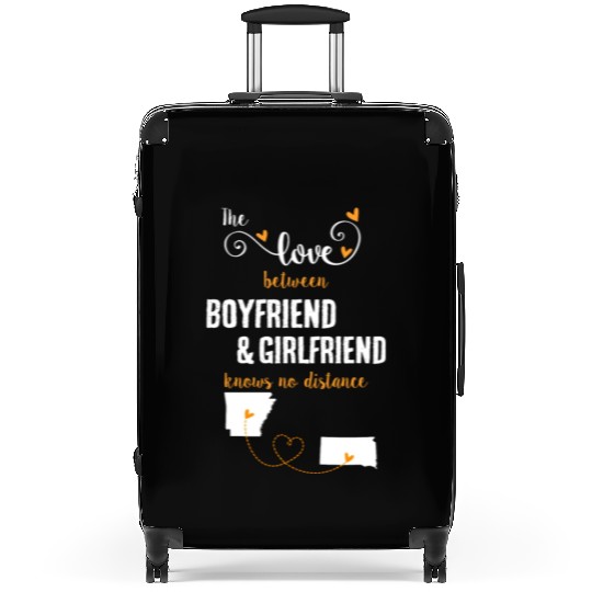 Love Between BF And GF Arkansas To South Dakota Suitcases