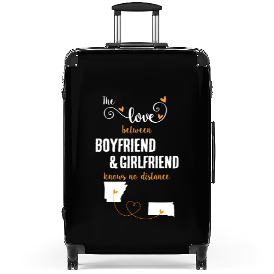 Love Between BF And GF Arkansas To South Dakota Suitcases