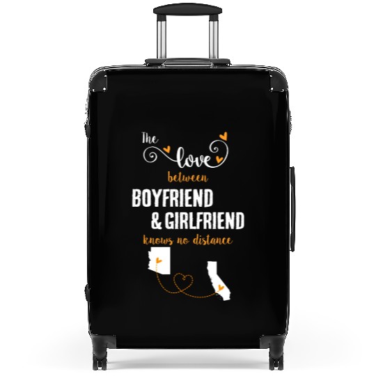 Love Between BF And GF Arizonna To California Gift Suitcases