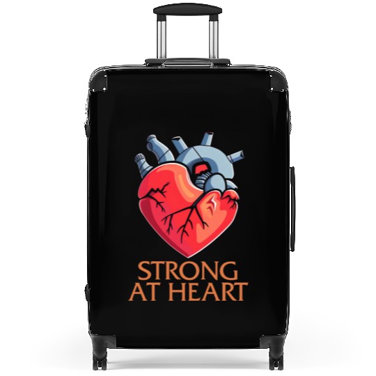 CHD Awareness Suitcases, Strong At Heart Pumping Iron