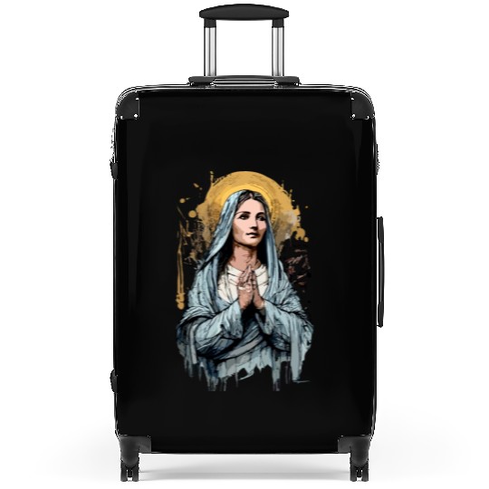 Mary the Mother of Jesus Suitcases