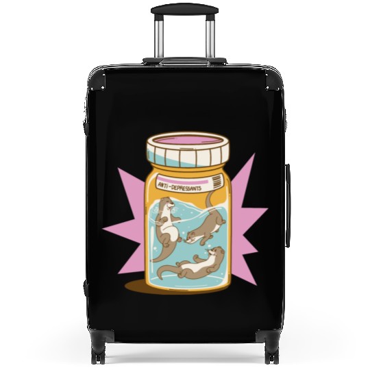 Joyful Otter Jar Suitcases