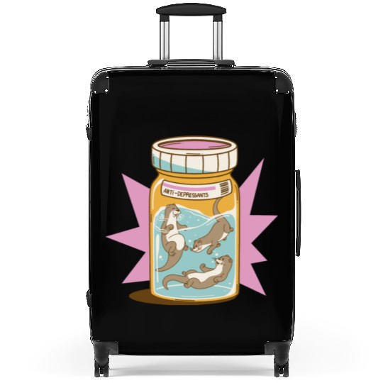 Joyful Otter Jar Suitcases