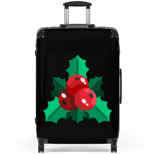 mistletoe christmas Suitcases