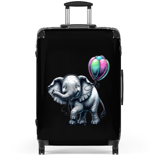 Elephant Balloon Joy Suitcases