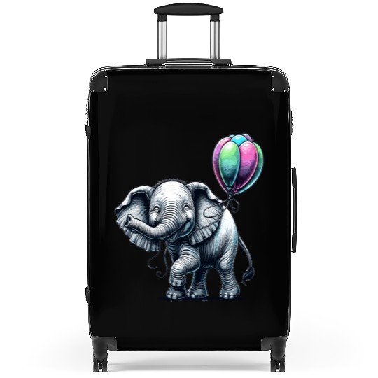Elephant Balloon Joy Suitcases