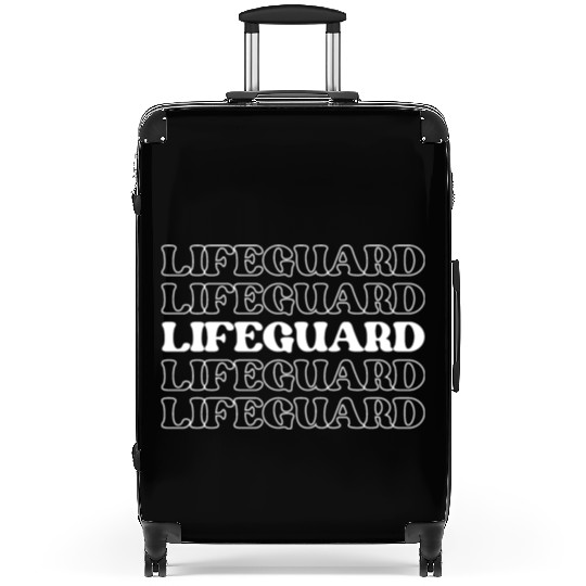 Lifeguard Beach Swimming Pool Guard Suitcases