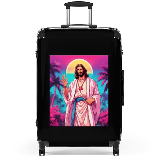 Jesus Christ Love Thy Enemies Suitcases