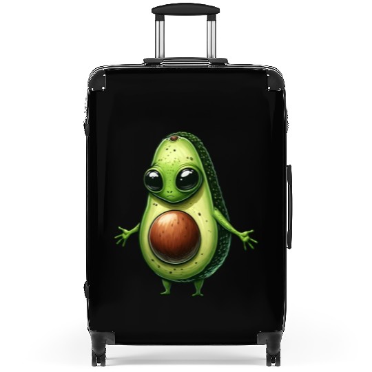 Avocado alien Suitcases