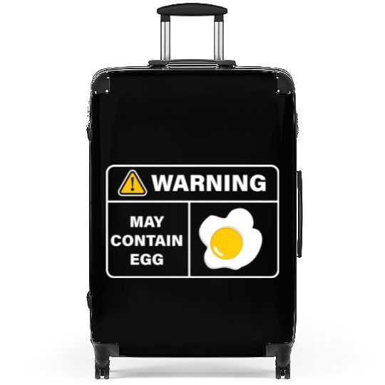 Fried Egg Lover Funny Foodie Suitcases