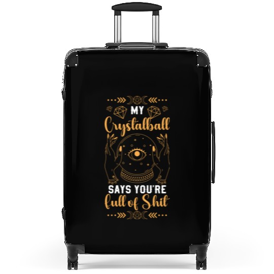 Crystal Ball Magical Signs Suitcases