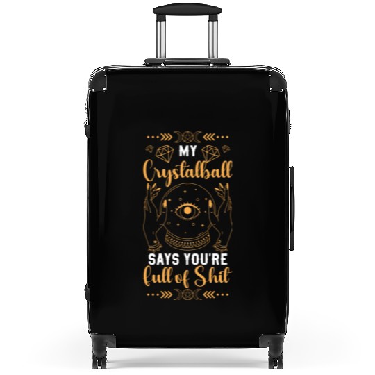 Crystal Ball Magical Signs Suitcases