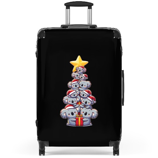 Koala Christmas Tree Merry Christmas Suitcases
